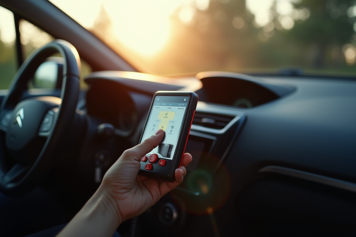 Outil de diagnostic connecté dans l